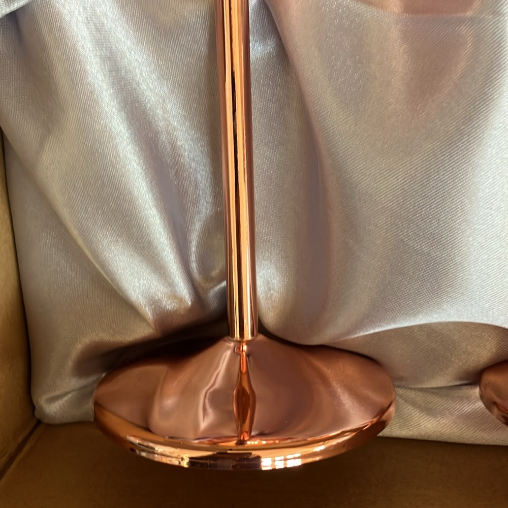 NWT Jillmo Copper Coated 304 Stainless Steel Wine Glass Pair 18 Ounce, NIB - Picture 3 of 13